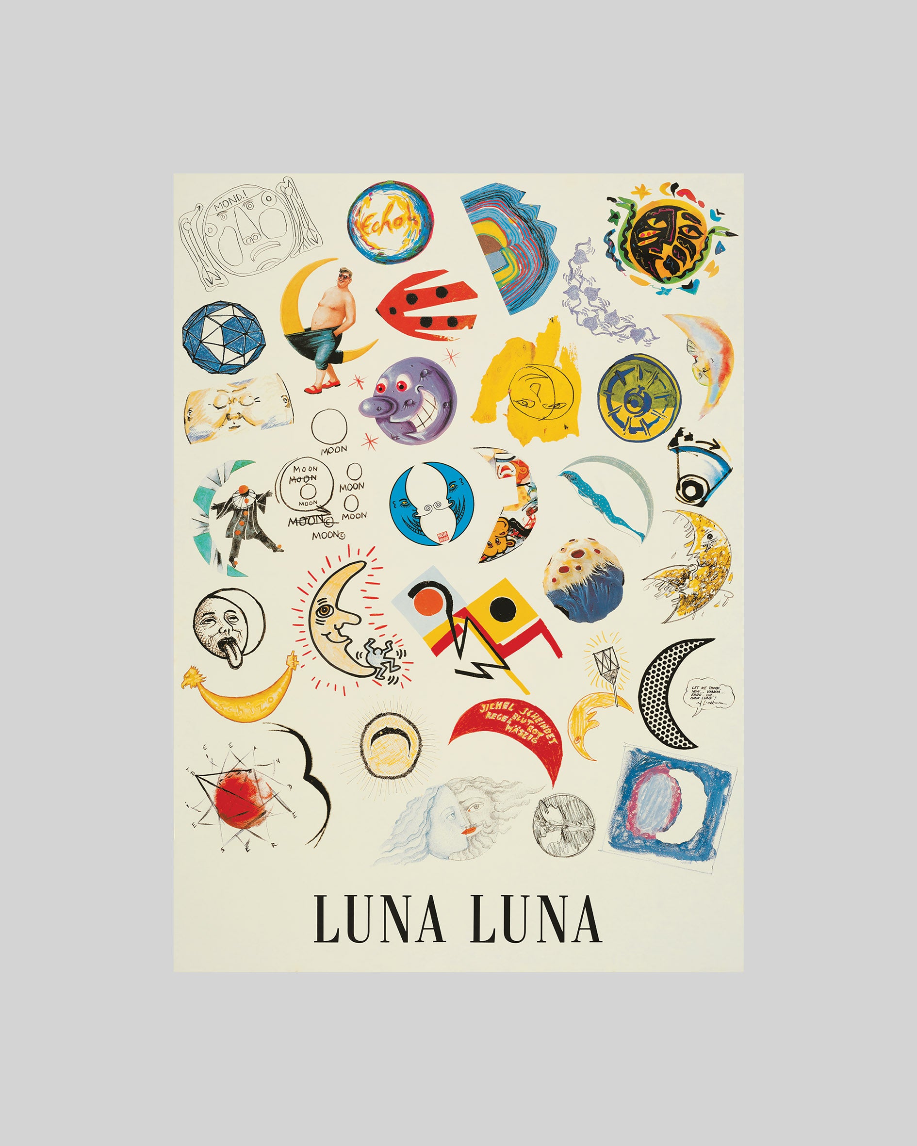 Archival Luna Monde Poster
