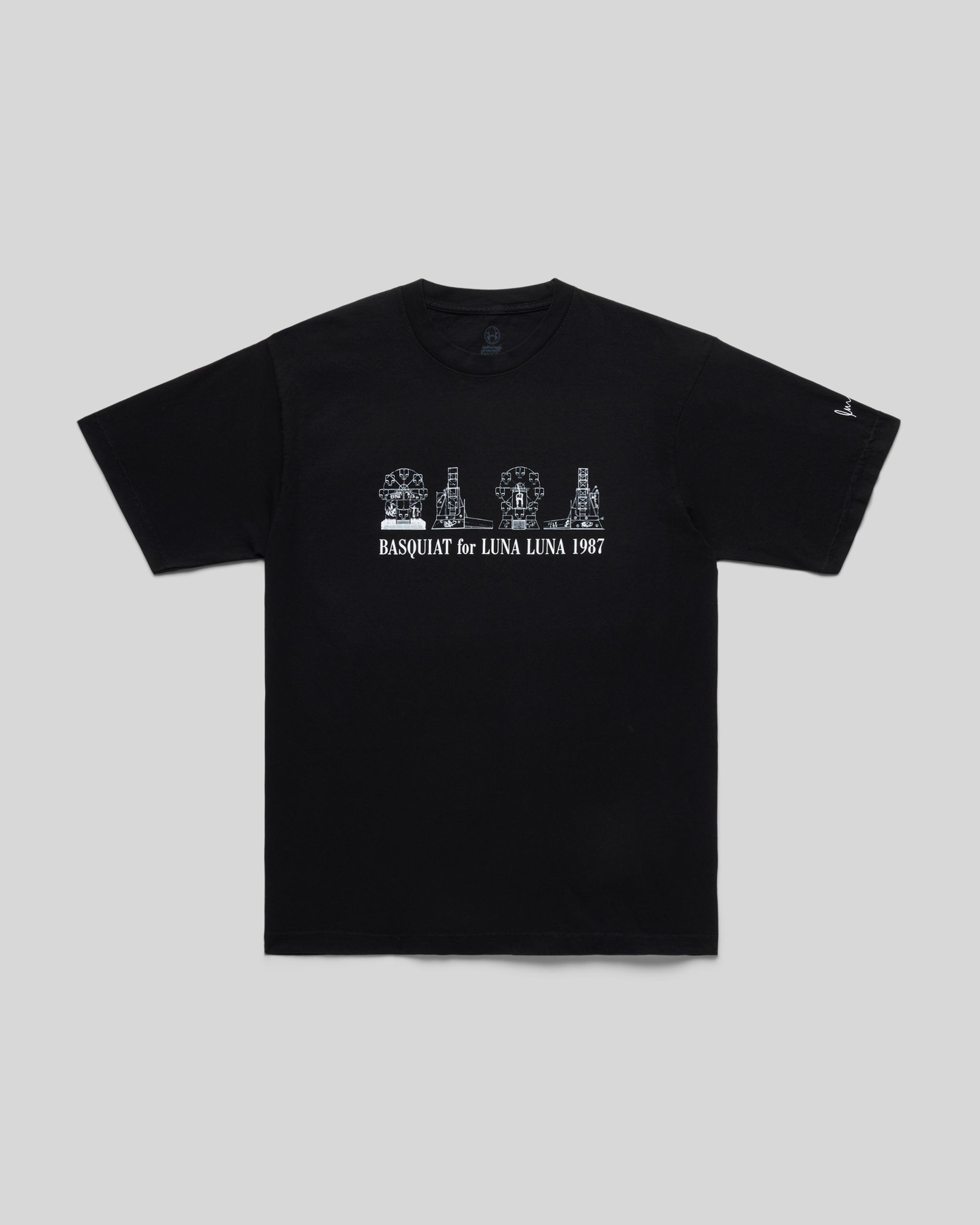 Basquiat Ferris Wheel T-Shirt Black