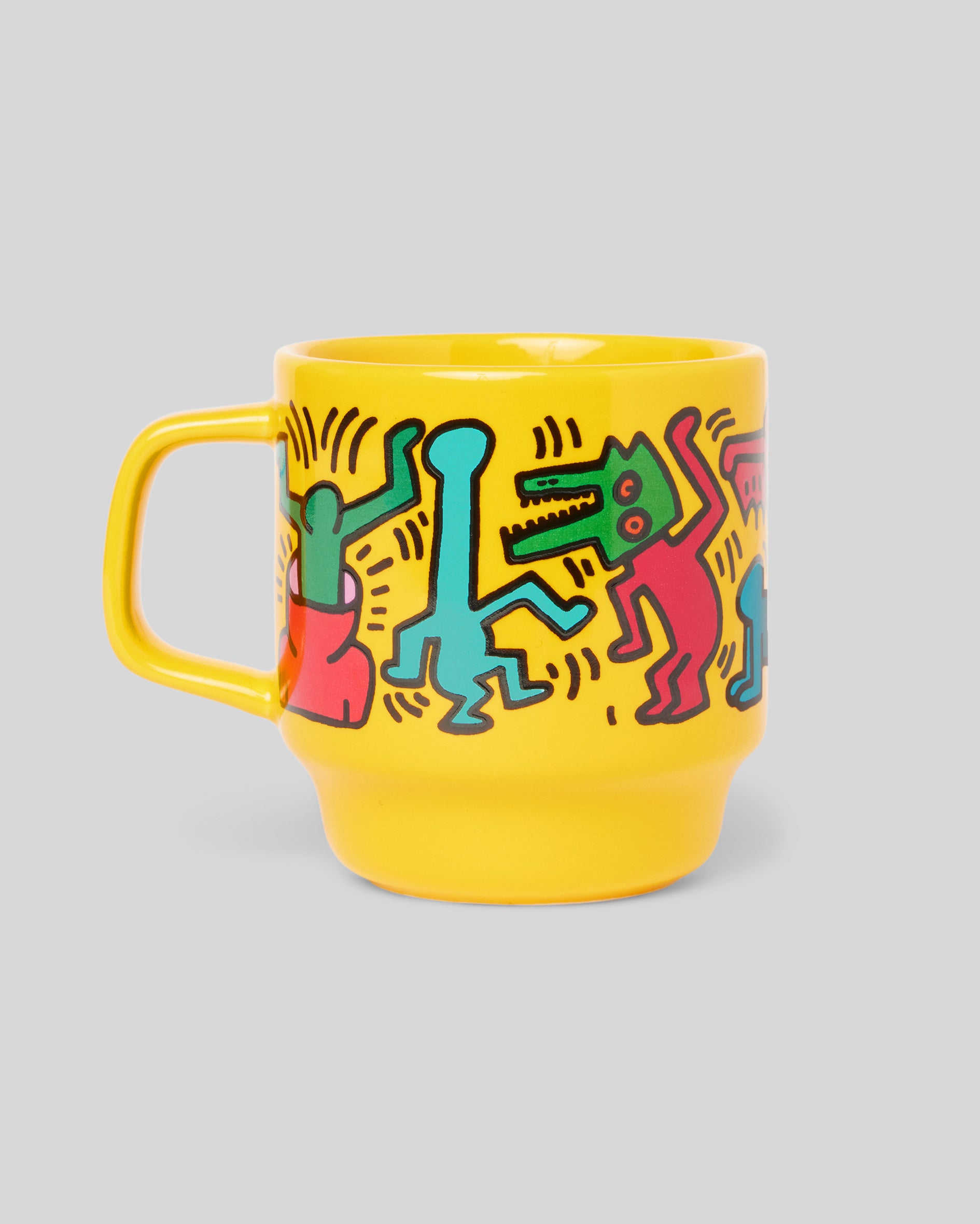 Haring Banner Mug, Yellow