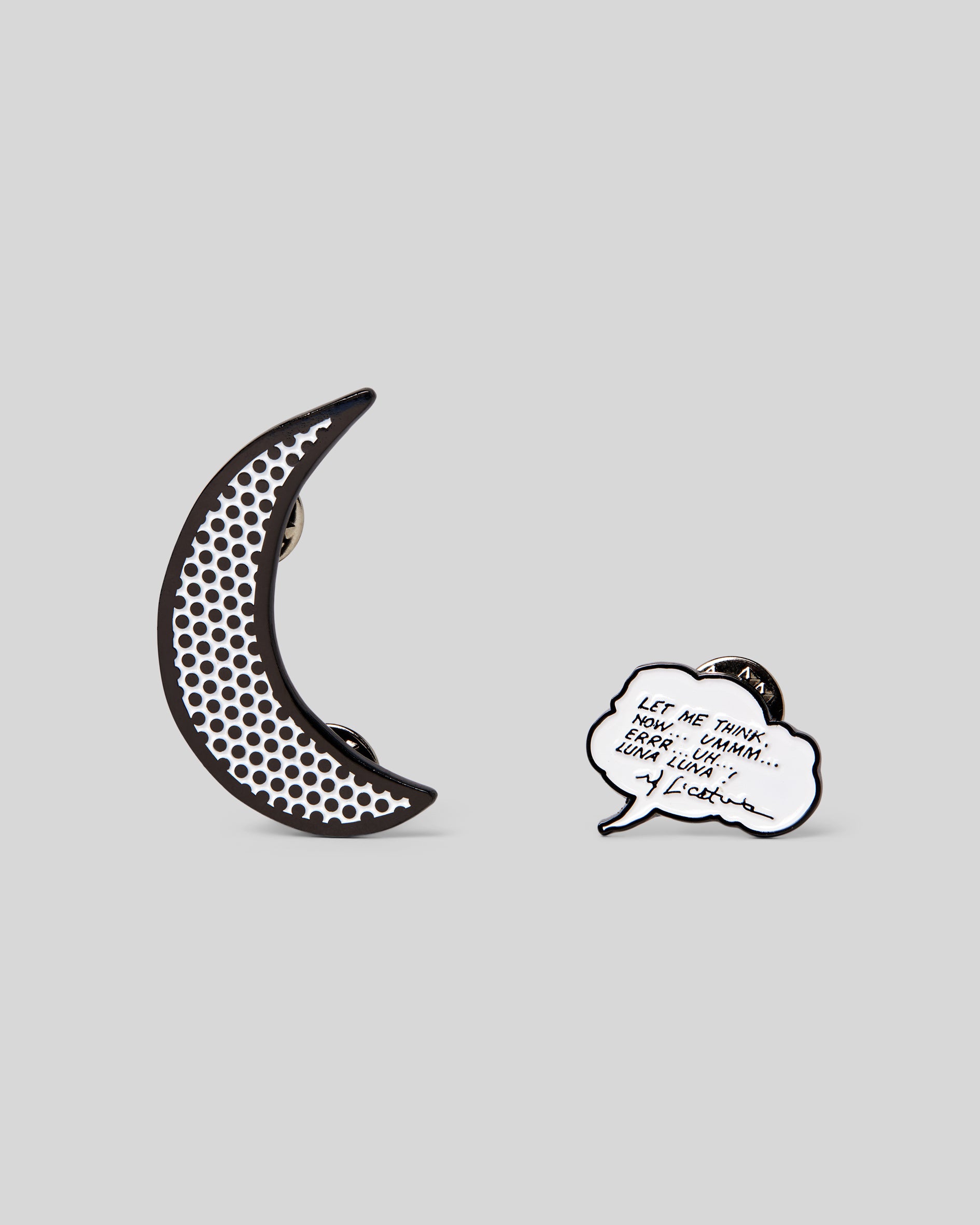 Lichtenstein Moon Pin